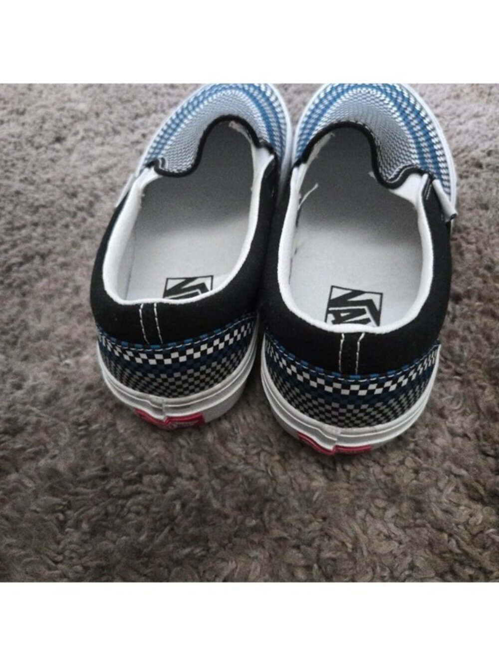 Vans Classic Slip On Checkered Multi Women Size 8 0826 - Picture 7 of 7
